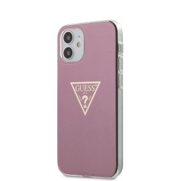Guess Metallic Triange - Case iPhone 12 Mini (pink)