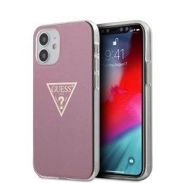 Guess Metallic Triange - Case iPhone 12 Mini (pink)