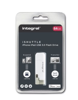 IShuttle - a compact and convenient USB 3.0 Flash Drive with added Lightning