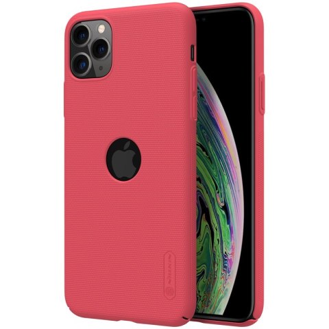 Nillkin Super Frosted Shield - Case for Apple iPhone 11 Pro z wycięciem na logo (Bright Red)