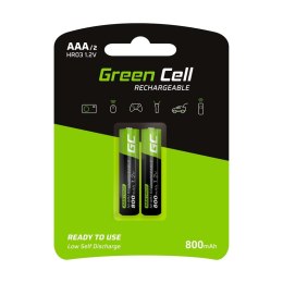 Green Cell 2x AAA HR03 Batteries 800mAh