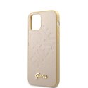 Guess Iridescent Love - Case for iPhone 12 mini (Gold)