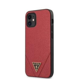 Guess Saffiano V - Case iPhone 12 Mini (red)