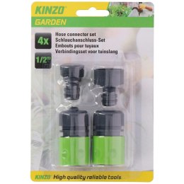Kinzo - Connectors for a garden hose 4 pcs.