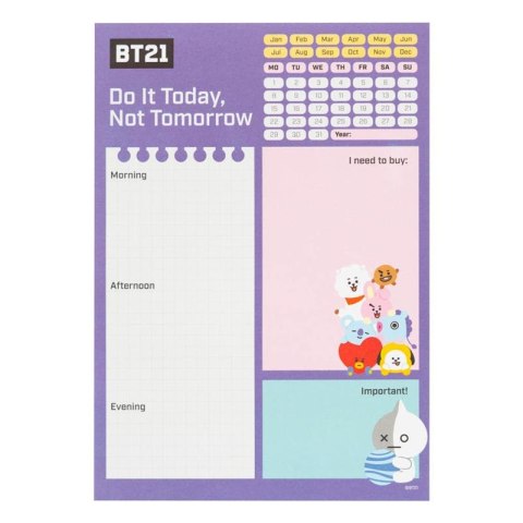 LINE FRIENDS BT21 - A5 daily planner