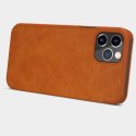 Nillkin Qin Leather Case - Case for Apple iPhone 12 Pro Max (Brown)