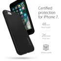 Spigen Liquid Air - Case for iPhone SE 2022 / SE 2020 / 8 / 7 (Black)