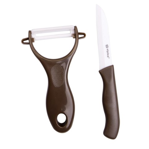 Alpina - Peeler + vegetable cutter set (Black)