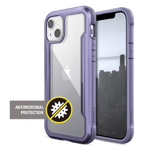 X-Doria Raptic Shield Pro - Case for iPhone 13 (Anti-bacterial) (Purple)