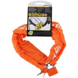Dunlop - Anti-theft bicycle lock 90 cm (Orange)