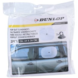 Dunlop - Sun visor for car side windows 36x44 cm 2 pcs (blue)