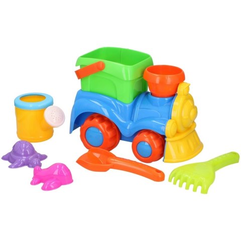Eddy toys - Sandbox toy set 8 pcs. Train