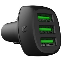 Green Cell In-Car Charger GC PowerRide 54W 3xUSB 18W with Ultra Charge technology