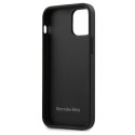 Mercedes Leather Wave Line - Case for iPhone 12 mini (black)