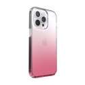 Speck Presidio Perfect-Clear + Ombre - Case for iPhone 13 Pro with MICROBAN coating (Clear/Vintage Rose)