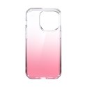 Speck Presidio Perfect-Clear + Ombre - Case for iPhone 13 Pro with MICROBAN coating (Clear/Vintage Rose)