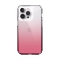 Speck Presidio Perfect-Clear + Ombre - Case for iPhone 13 Pro with MICROBAN coating (Clear/Vintage Rose)