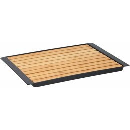 Alpina - Bamboo bread board with crumb tray