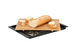 Alpina - Bamboo bread board with crumb tray
