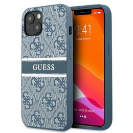 Guess 4G Printed Stripe - Case for iPhone 13 Mini (Blue)