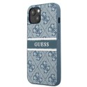 Guess 4G Printed Stripe - Case for iPhone 13 Mini (Blue)