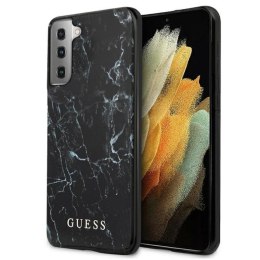 Guess Marble - Case for Samsung Galaxy S21 + (Black)