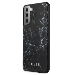 Guess Marble - Case for Samsung Galaxy S21 + (Black)