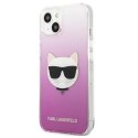 Karl Lagerfeld Choupette Head - Case for iPhone 13 Mini (Pink)