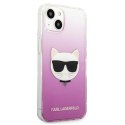 Karl Lagerfeld Choupette Head - Case for iPhone 13 Mini (Pink)