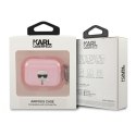 Karl Lagerfeld Karl Head Glitter - Case for Airpods Pro (Pink)