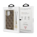 Guess 4G Charms Collection - Case for iPhone 13 Pro Max (Brown)