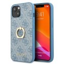 Guess 4G Ring Case - Case for iPhone 13 mini (Blue)