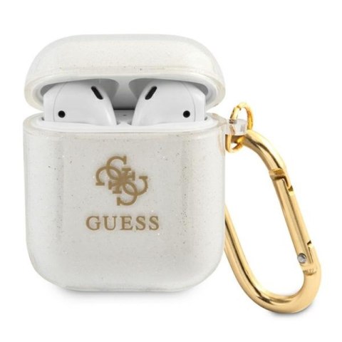 Guess Colored Glitter - Case for Airpods (transparent)