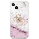 Guess Liquid Glitter 4G Big Logo - Case for iPhone 13 mini (Pink)