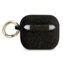 Guess Silicone Glitter Case Est - Case for Airpods 3 (Black)