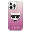 Karl Lagerfeld Choupette Head - Case for iPhone 13 Pro (Pink)