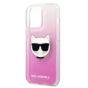 Karl Lagerfeld Choupette Head - Case for iPhone 13 Pro (Pink)