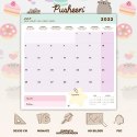 Pusheen - Wall calendar 30 x 30 cm 2022 from the Foodie collection