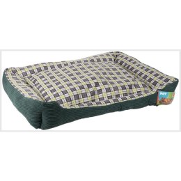 Soft bed sofa for a dog 90 x 70 x 20 cm, size XL (green)