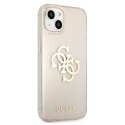 Guess Glitter 4G Big Logo - Case for iPhone 13 mini (Gold)