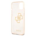 Guess Glitter 4G Big Logo - Case for iPhone 13 mini (Gold)