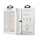 Guess Glitter 4G Big Logo - Case for iPhone 13 mini (Gold)