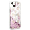 Guess Peony Liquid Glitter - Case for iPhone 13 mini (Pink)