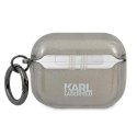 Karl Lagerfeld Karl Head Glitter - Case for Airpods Pro (Black)