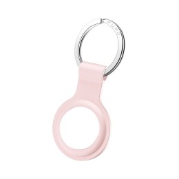 PURO ICON Case - Silicone keychain for Apple AirTag (pink sand)