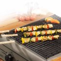 BBQ - skewers for skewers with a wooden handle, long 38 cm (4 pieces)