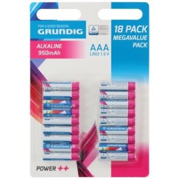 Grundig - AAA / R03 alkaline battery 1.5 V 18 pcs.