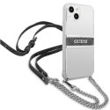 Guess 4G Gold Stripe Crossbody - Case for iPhone 13 mini