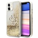 Guess Liquid Glitter 4G Big Logo - Case for iPhone 11 (gold)