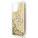 Guess Liquid Glitter 4G Big Logo - Case for iPhone 11 (gold)